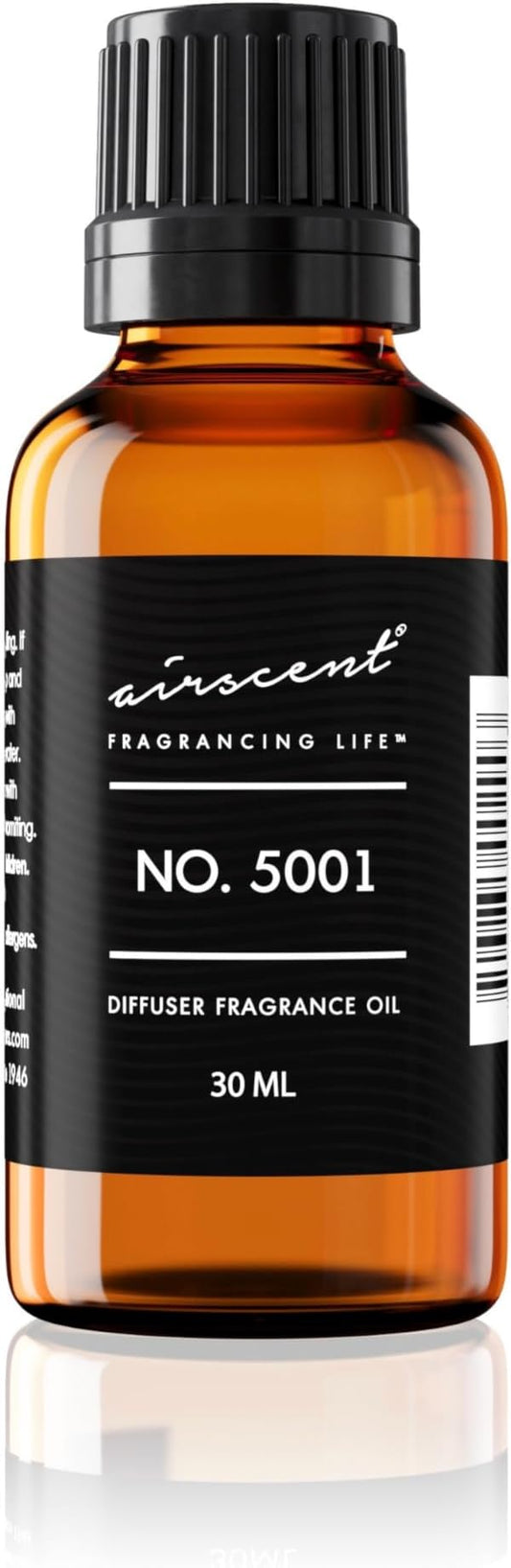 AirScent Baccarat Rouge Inspired Diffuser Oil - Perfume Dupe - Premium Fragrance Oil No. 5001 for Ultrasonic and Waterless Diffusers and Crafting - 30 mL, 1 fl oz Glass Dropper Bottle