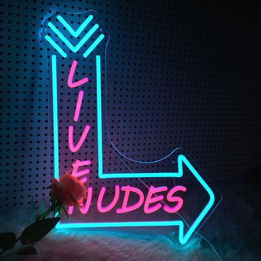 Large Neon Sign (20X15inches), Neon Signs for Man Cave & Home Art Decor,USB Powered LED Neon Lights Signs with Dimmer for Bar Office Hotel Pub Cafe Recreation Room Sign