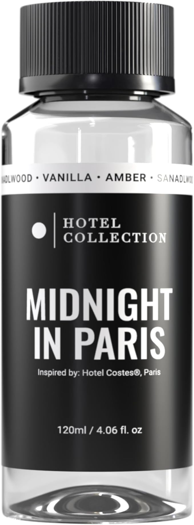 Aroma360 Hotel Collection Diffuser Oil-Midnight in Paris-Aromatherapy Essential Fragrance Oil-Luxury Hotel Inspired-Lemon, Bergamot, Jasmine& Amber-120ML 4.1 Fl oz