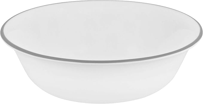 Corelle Mystic Gray Chip and Break Resistant Dinner Set for 4 Person, Grey, 12-Piece