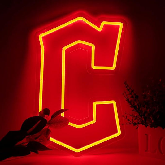 Balanar Baseball Neon Signs for Garage or Man Cave Decor, Men's Gifts with Baseball Team Logo, Baseball Neon for Parties, Bars, Dorms, Office Wall Art and Game Room Decoration16.1 * 10.6 Inch