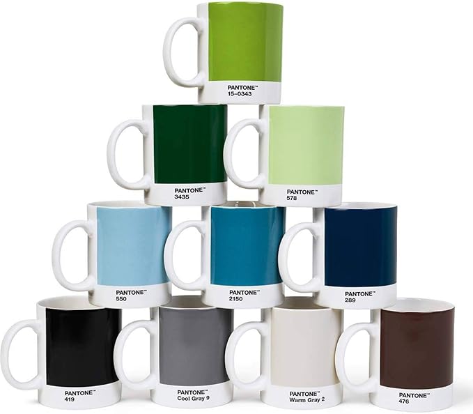 Copenhagen Design 101030289 Pantone Mug, Coffee/Tea Cup, fine China (Ceramic), 375 ml, Dark Blue, 289 C, Porcelain, One Size