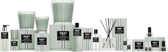 NEST New York Smart Home Fragrance Diffuser Refill Smart Vials, Wild Mint & Eucalyptus - Set of 2 - Designed for NEST x Pura 3 and NEST x Pura 4 Diffusers - Cruelty Free, Vegan - Made in USA