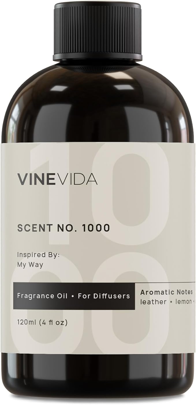 VINEVIDA [4 Fl Oz] Scent NO. 1000 Inspired by My Way Fragrance Oil for Cold Air Diffuser, Hotel Fragrance Diffuser Oil, Hotel Scent - Home Luxury Scents