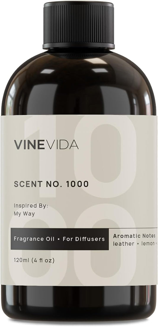 VINEVIDA [4 Fl Oz] Scent NO. 1000 Inspired by My Way Fragrance Oil for Cold Air Diffuser, Hotel Fragrance Diffuser Oil, Hotel Scent - Home Luxury Scents