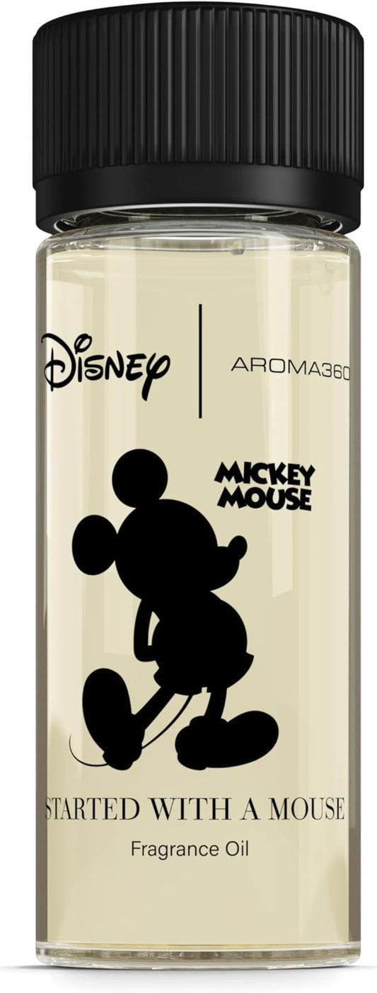 Aroma360 | Disney Mickey & Friends - Started with A Mouse Fragrance Oil | Luxury Essential Oil Diffuser | Aromatherapy Scent Diffuser Oil | Lemon, Bergamot and Ocean 1.7 fl oz, 50 mL