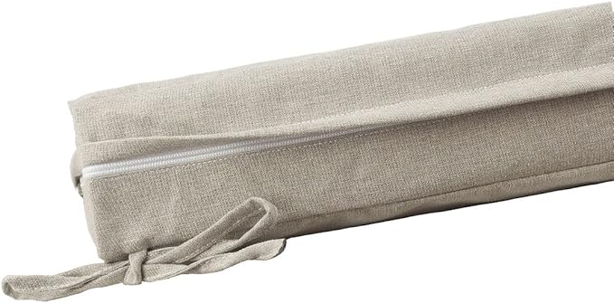 FUNHOME Outdoor Cushion Covers 24 x 24 x 4 inch,Set of 2,Replacement Square Seat Cushion Cover for Patio Furniture Chair,Water Resistant,Fade-Resistant Slipcover Only,No Insert(Light Brown)