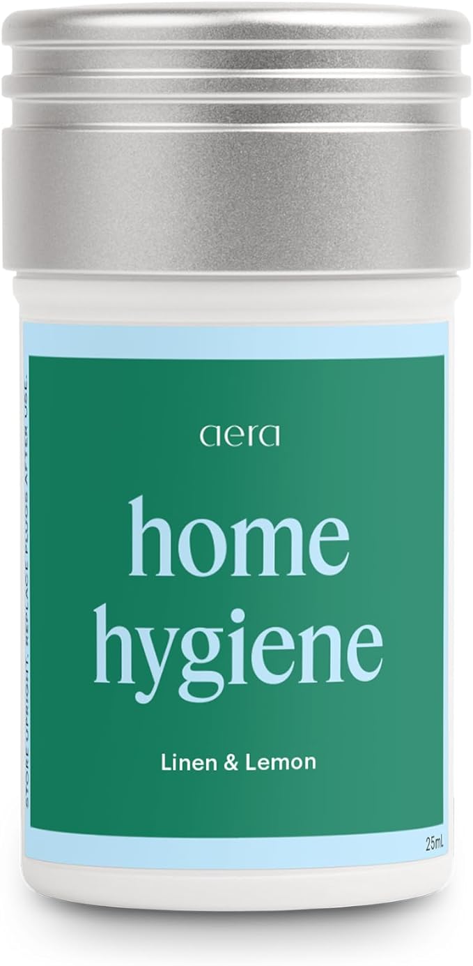 Aera Home Hygiene Linen and Lemon - Essential Oil for Home – Citrus and Clean Laundry Fragrance - Notes of Lemon Peel, Copaiba and Pine - Scent Refill - Works with The Aera Diffuser