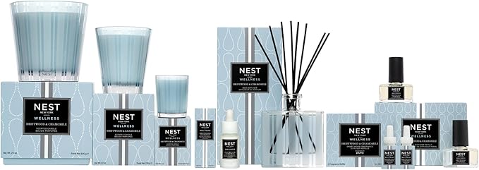 NEST New York Smart Home Fragrance Diffuser Refill Smart Vials, Driftwood & Chamomile - Set of 2 - Designed for NEST x Pura 3 and NEST x Pura 4 Diffusers - Cruelty Free, Vegan - Made in USA