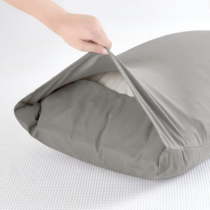 Toddler Pillow Cases Set Microfiber Travel Pillow Cases Soft Comfortable Not Shrink Baby Pillow Case Dark Gray Small Pillow Case 14x20 Envelope Style 2 Pack