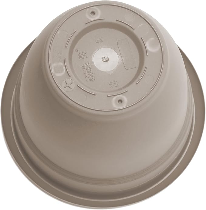 Bloem Ariana Self Watering Planter: 12" - Pebble Stone - Durable Resin Pot, for Indoor and Outdoor Use, Self Watering Disk Included, Gardening, 3 Gallon Capacity