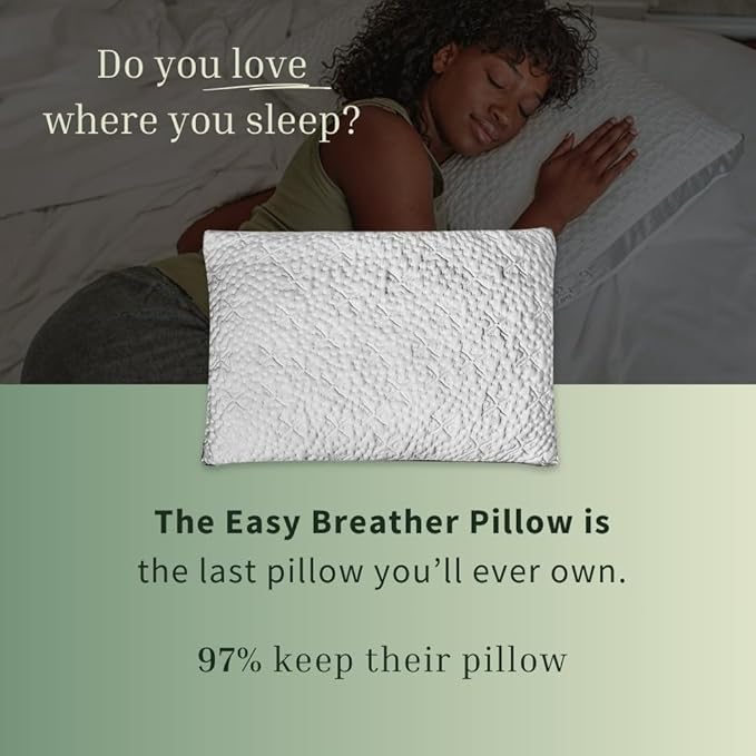 Nest Bedding Easy Breather Memory Foam Pillow King
