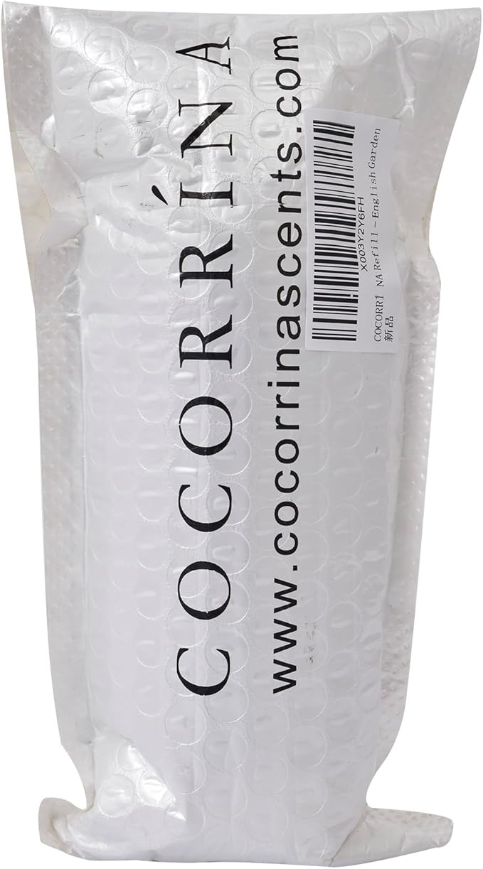 COCORRÍNA Reed Diffuser Refill - English Garden 6.7 oz. Reed Diffuser Oil Refill Home Fragrance for Bedroom, Bathroom Home Decor