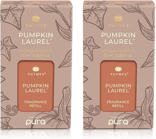Thymes Pumpkin Laurel Pura Smart Home Plug-in Diffuser Refills- Pack of 2