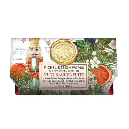 Michel Design Works Large Bath Soap Bar, Nutcracker Suite