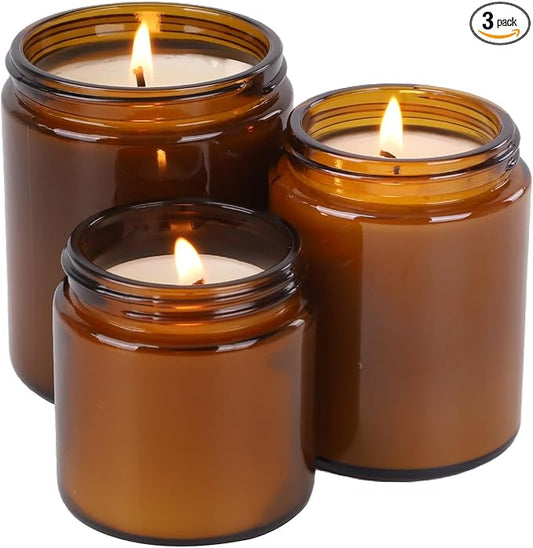 Navid 3pcs Candles for Home Scented Natural Soy Candles Large Jar Single Wick Candle 8 oz 45 Hour Burn Candles Best Mom Dad Gifts, Funny Birthday Mothers Day Thanksgiving & Christmas Gifts, HY+3+MX