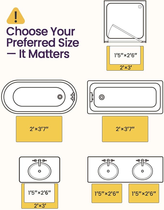 DEXI Bathroom Rug 24x43, Non Slip Washable Bath Mat for Shower Floor, Absorbent Soft Bathmat with Rubber Backing, Plush Fluffy Microfiber Floral Retro Carpet, Beige