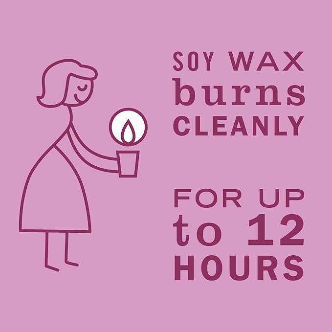 MRS. MEYER'S CLEAN DAY Soy Tin Candle, 12 Hour Burn Time, Made with Soy Wax and Essential Oils, Peony, 2.9 Oz