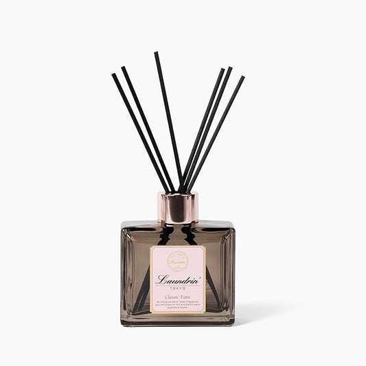 Room Diffuser for Home - Scent Diffuser for Home, Room Freshener and Shelf Decor - Elegant Home Fragrance, Ideal Reed Diffusers for Home, Office, and Living Room - 80ml, Classic Fiore