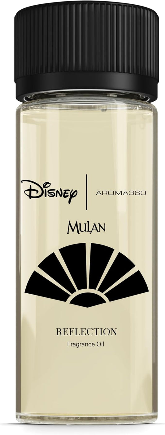Aroma360 | Disney Reflection Fragrance Oil Blend | Disney Princess Mulan | Luxury Essential Diffuser Oil | Aromatherapy Scent Diffuser Oil | Bergamot, Nutmeg and Jasmine 1.7 fl oz 50mL