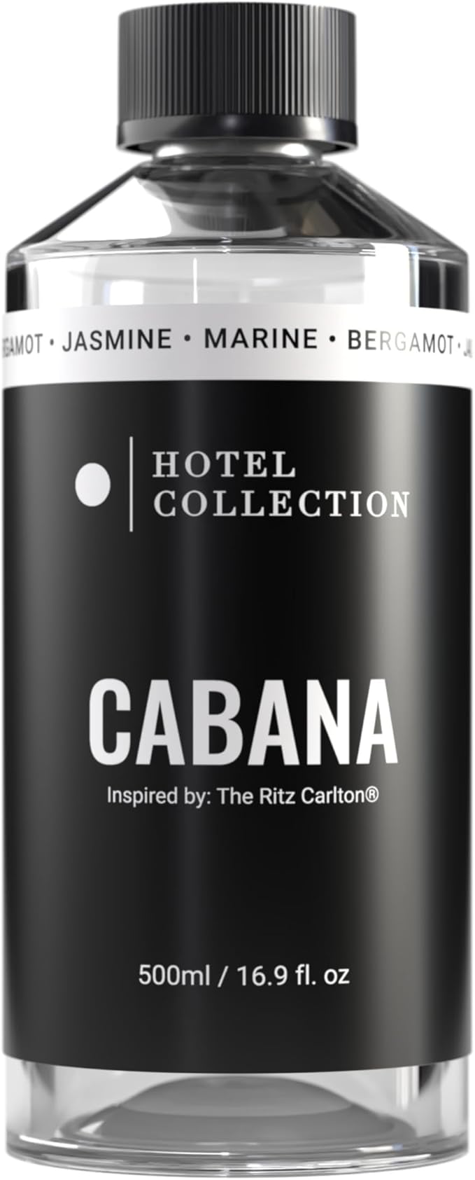 Aroma360 Hotel Collection Diffuser Oil-Cabana-Aromatherapy Essential Fragrance-Botanical Jasmine, Bergamot & Fresh Marine Notes-500ML 16.9 Fl oz