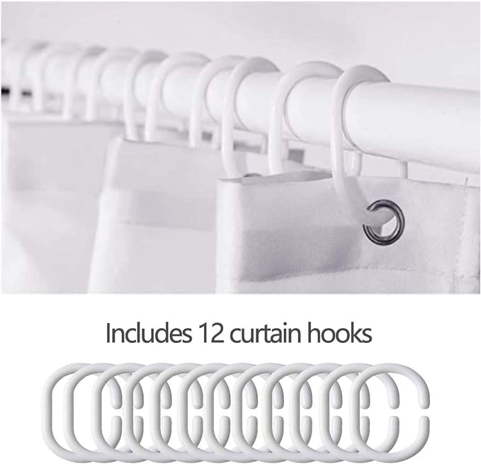 Feelyou Shark Bath Curtain Cute Shark Bathroom Shower Curtain Set for Kids Toddler Boys Girls Cartoon Shark Shower Curtain Shark Ocean Kids Bathroom Accessories 72"x84"