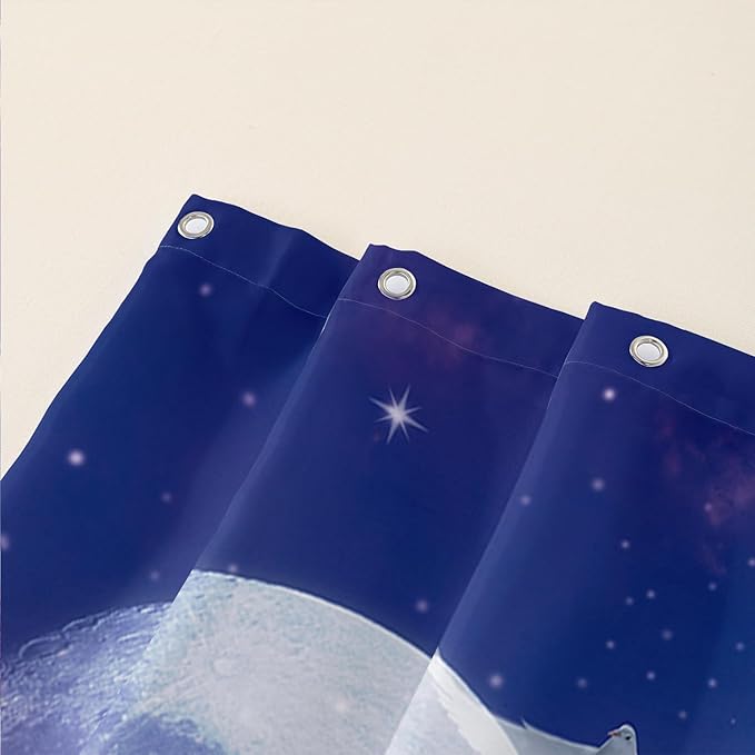 AILONEN Unicorn Shower Curtain, Holy Unicorn Theme Shower Curtain for Girls Teens Bathroom,3D Flower Butterfly Waterproof Fabric Shower Curtain Set,36" W*72" H