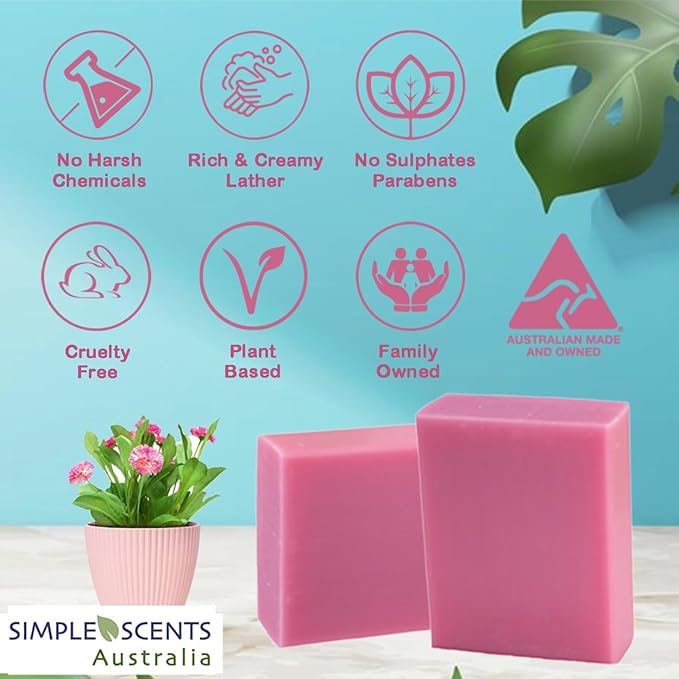 Berry Crush Scented Natural Soap Bars (12 Bars), 3.5oz Moisturizing French Triple Milled Soap Bars Enriched with Shea Butter - Pure Plant Oil Bath & Body Soap Bars
