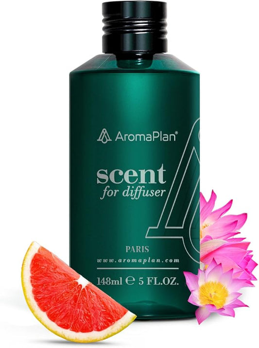 Aromaplan Hotel Scents Paris 5 Fl Oz (148ml), Home Luxury Aroma & Hotel Fragrance Diffuser Oil- Hotel Diffuser Oil for Aromatherapy- USA Made, Bigger Bottle, Bolder Aroma & Longer Lasting
