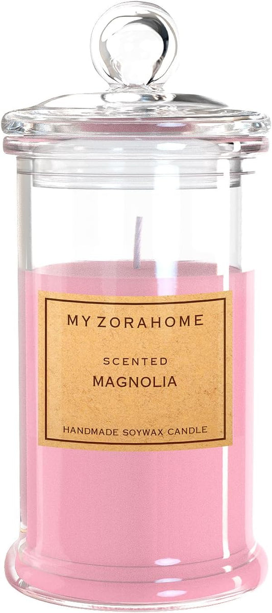 Bottle Shape Soy Wax Gardenia Scented Candle, Aromatherapy Candles for Home Scented or As a Birthday/Holiday Gift for Your Loved(3.5OZ/24Hours Burning)