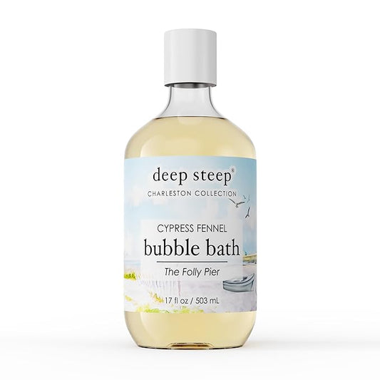 Deep Steep Bubble Bath, 17 oz (Cypress Fennel) (Charleston Collection)