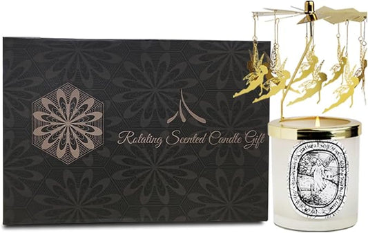 HUANXI Fairy Candle Gift for Women, Rotating Scented Candles, Birthday Gift, Funny Gifts for Her, Unique Candle Gifts for Colleagues, Sister, Mom and Wife, 10oz
