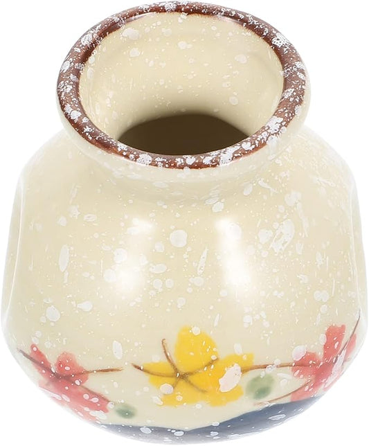 Creative Ceramics Toothpick Holder Decorative Desktop Plant Container Vase Decor