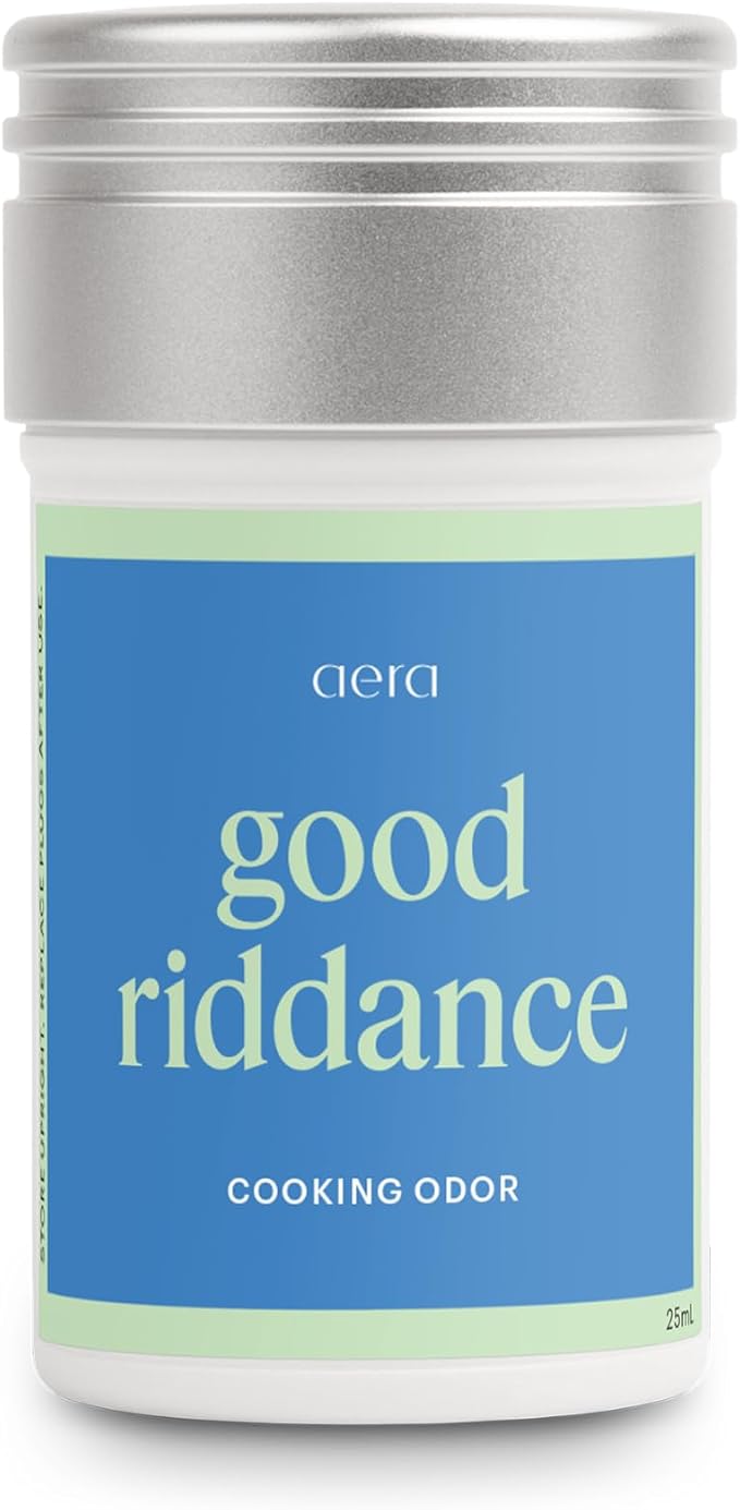 AERA Good Riddance Cooking Odor - Essential Oil for Home - Deodorizing Aromatic Garden Fragrance - Notes of Garden Mint, Citrus and Eucalyptus - Scent Refill - Works with The Diffuser