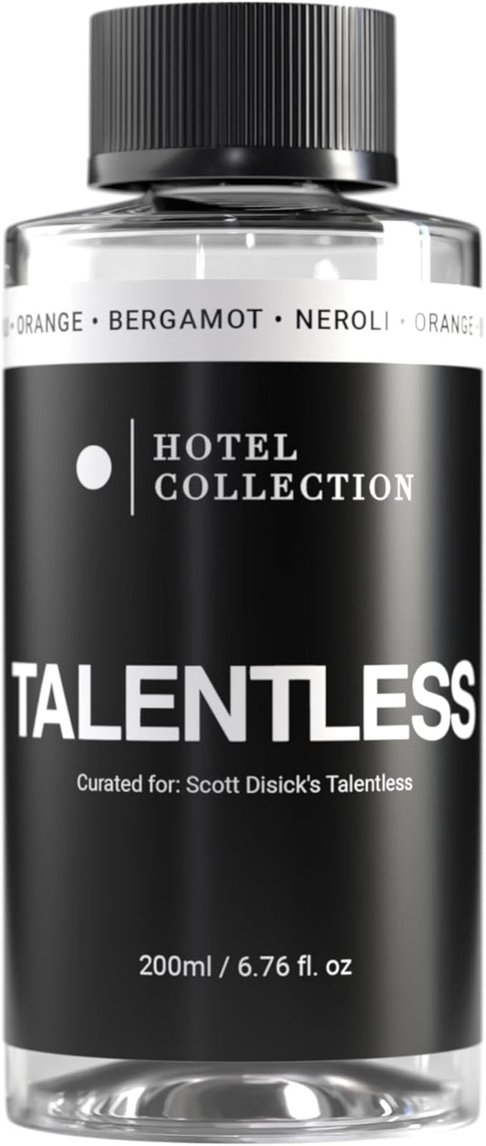 Hotel Collection Diffuser Oil-Talentless Oil Blend-Scott Disick Collaboration-Luxury Hotel Inspired-Lemon Zest, Juniper Berries& Agarwood-200ML 6.7 Fl oz