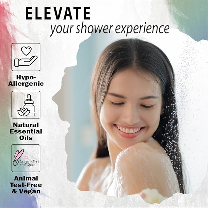 Shower Steamers Aromatherapy - Fathers Day Gift for Dad, 12pc Shower Bombs Vapor Tablets w/Organic Essential Oils for Vaporizing Steam Spa, Shower Melts, Selfcare Gifts for Women, Men, Wife, Husband
