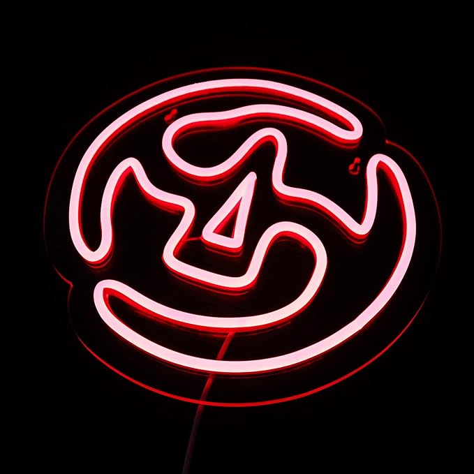 FF14 Samurai Neon Sign for Wall Decor, Game Room, Bedroom, Man Cave, Birthday Decorations, Fans Collection, USB Power, Red, 11.8"x 11.8"