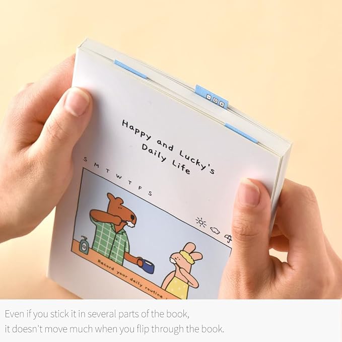 Monolike Magnetic Bookmarks Happy and Lucky Littles Series.1, Set of 5