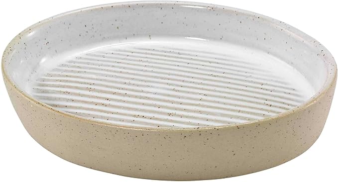 Avanti Linens - Accessory Set, Resin Tumbler, Toothbrush Holder, Soap Dish & Lotion Pump, Durable Bath Decor (Drift Collection)