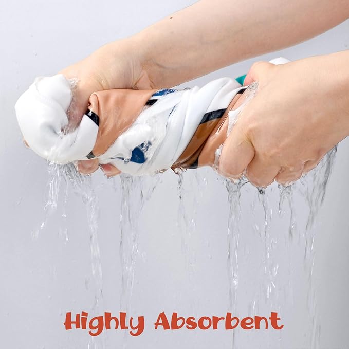 Kids Beach Towel - Cute Day Dream Bear Design, Soft and Absorbent, Perfect for Bath, Pool, and Beach - Embrace Playful Imagination and Comfort