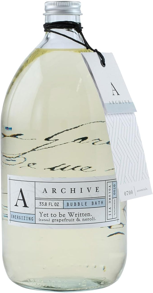 Archive Journey Within Bubble Bath for Adults, 33.8 fl. oz. – Grapefruit & Neroli Fragrance – Blend of Natural Oils, Refine Bath Bubbles for Women or Men, Adult Bubble Bath