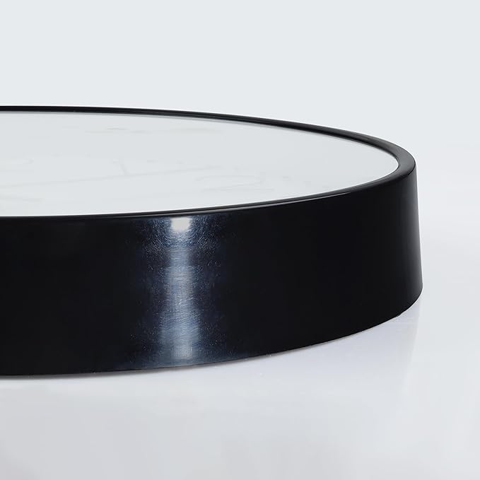 Lafocuse 12 Inch 3D Numbers Silent Black Wall Clocks Battery Operated, Analog Wall Clock for Living Room Decor, Reloj de Pared Modern Decorative Kitchen Wall Clock for Bedroom Home Office