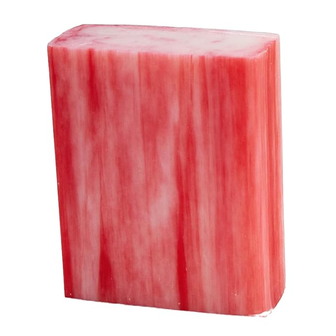 Melon Strawberry Scented Natural Soap Bars (12 Bars), 3.5oz Moisturizing French Triple Milled Soap Bars Enriched with Shea Butter - Pure Plant Oil Bath & Body Soap Bars