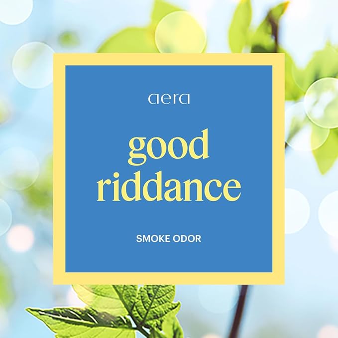 Aera Good Riddance Smoke Odor - Essential Oil for Home - Fresh Fragrance - Notes of Fresh Air, Sweet Orange and Honeysuckle - Scent Refill - Works with The Aera Diffuser