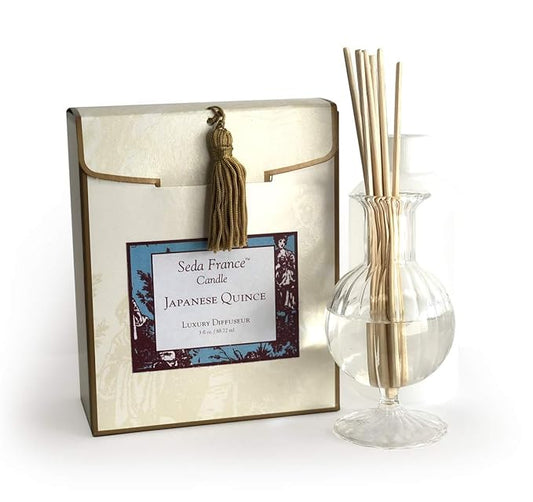 Seda France Classic Toile Mini Diffuseur Set - Japanese Quince 3oz, 3 ounces
