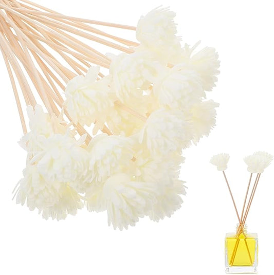 Air Diffuser Oil Diffuser Sticks 30pcs Rattan Diffuser Sticks Aroma Diffuser Sticks Refill Replacement Reed Fragrance Diffuser Vase Fillers Diffusers