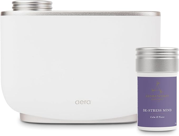Aera De-Stress Mind Home Aromatherapy Fragrance Scent Refill - Frankincense, Petitgrain and Wild Chamomile Essential Oils - Works with The Aera Diffuser