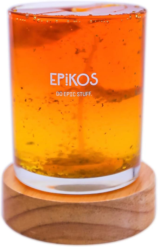 EPIKOS Scented Candles Aromatherapy Candle with Nighttime Illumination,12.35oz, 45-Hour Burn Time, Perfect Home Decor and Gift Choice, Floral, Fruity scents (Mango & BlackBerry)