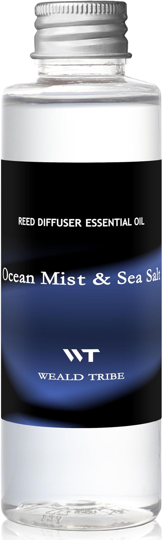 WEALD TRIBE Stick Diffuser Set, Diffuser Oil Refill, Stick Diffuser | Ocean Mist & Sea Salt Scent 4 fl oz(120ml) Home Fragrance Defusers | Scented Essential Oil Diffuser Sets with 6 Sticks