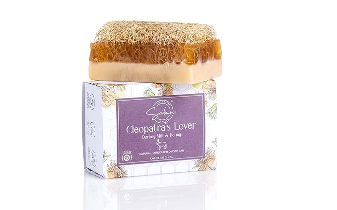 Sabun Co. - The Ultimate Bath | Natural Loofah Soap Bar Variety Gift Pack - [Aloe Vera, Lavender Oil, Lemon Peel Oil, Shea Butter, Activated Charcoal, Donkey Milk & Honey ] Handmade Natural Luffa Soap